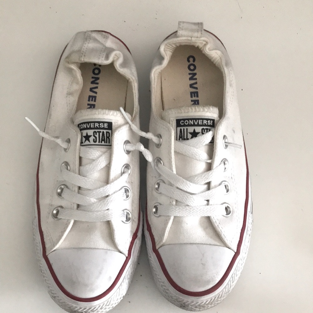 Converse slip-ons white size 7